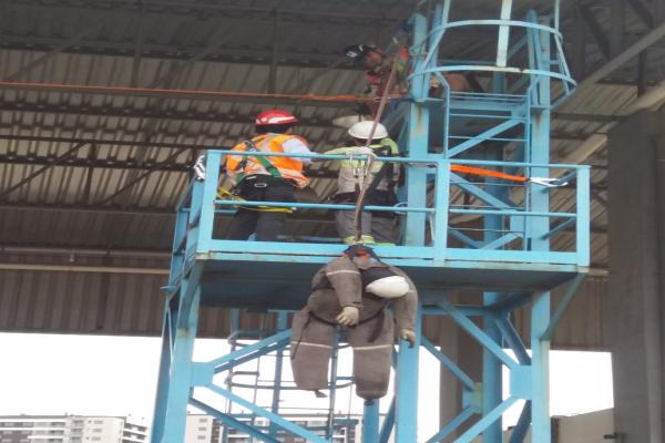 Curso de Trabalho em Altura e Resgate NR-35 supera expectativas.