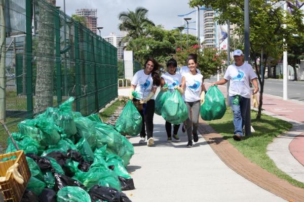 7° Juntos pelo Rio recolheu dez toneladas de resíduos dos rios da região.
