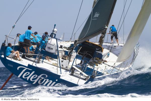 TELEFÓNICA É O PRIMEIRO BARCO A CHEGAR EM ALICANTE PARA LARGADA DA VOLVO OCEAN RACE