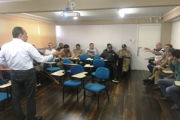 Guarda Portuária realiza treino sobre atualização do Plano de Segurança Público Portuário.