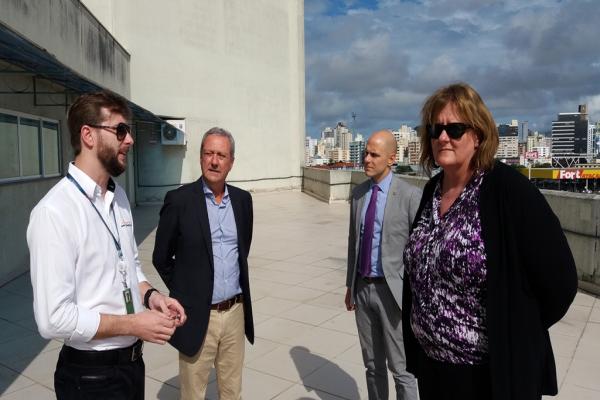 Porto de Itajaí recebe visita de Cônsul Americana.