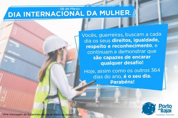 HOMENAGEM DA SUPERINTENDÊNCIA DO PORTO DE ITAJAÍ: