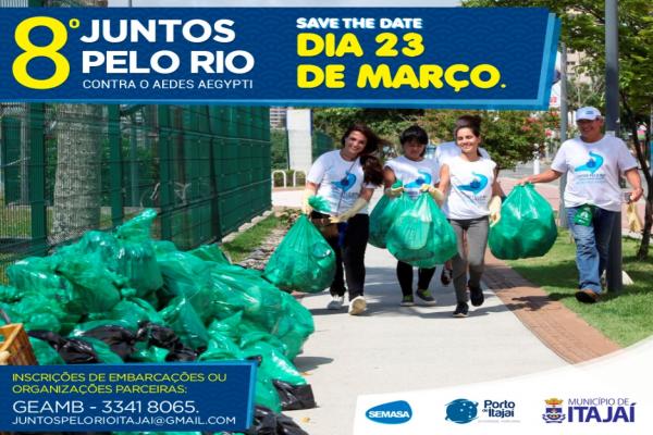 Público já pode se inscrever no mutirão do 8º Juntos Pelo Rio.