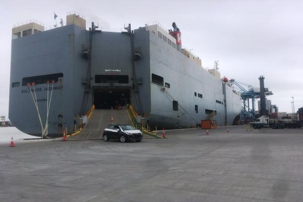 Décima Sétima atracação da montadora General Motors no Porto de Itajaí.