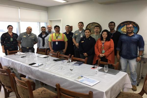 Superintendência do Porto de Itajaí, Capitania dos Portos (Marinha), e IMA reforçam seu compromisso com o Plano de Área do Complexo Portuário de Itajaí.