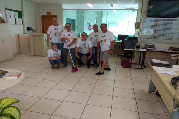 Dia D do Programa 5S foi dia de organização, limpeza e confraternização na Superintendência Porto de Itajaí.