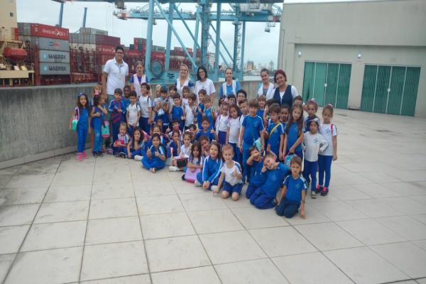 Projeto “Escola no Porto” supera as expectativas em relação ao ano anterior promovendo a integração entre alunos e o complexo portuário de Itajaí.