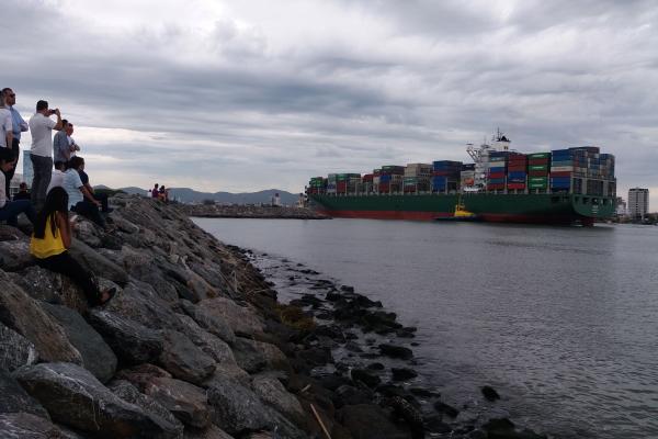 Confirmado a segunda Manobra Especial na Nova Bacia de Evolução do Complexo Portuário de Itajaí.