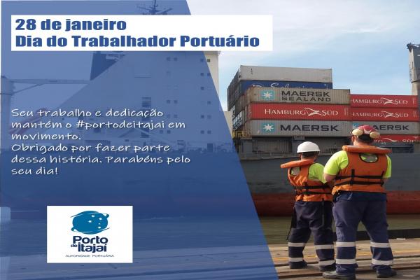 28 de Janeiro de 2020 – DIA DO TRABALHADOR PORTUÁRIO.