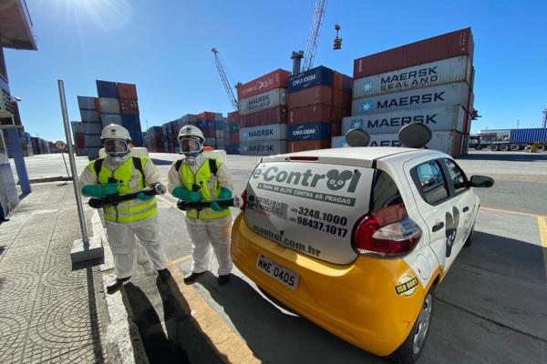 Superintendência do Porto de Itajaí realiza cronograma de sanitização e desinfecção no combate ao novo coronavírus.