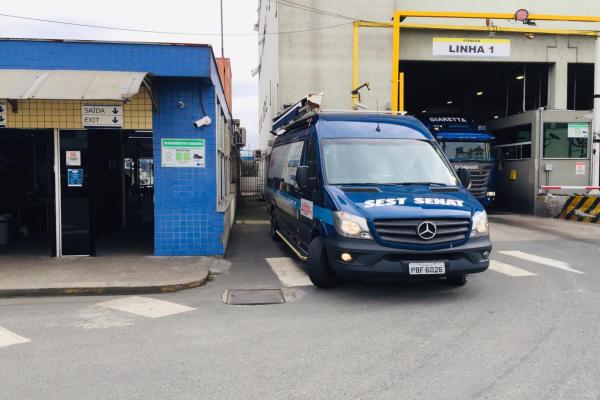 Porto de Itajaí e SEST/SENAT promovem dia de conscientização para trabalhadores portuários e caminhoneiros 