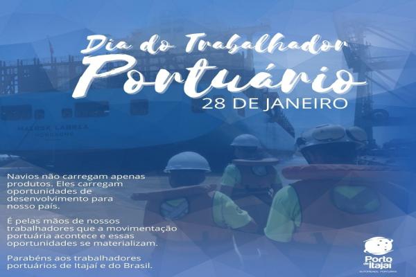 28 de Janeiro de 2021 – DIA DO TRABALHADOR PORTUÁRIO.