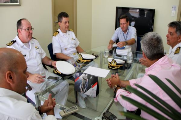 Comando da Capitania dos Portos de SC visita Porto de Itajaí Comando da Capitania dos Portos de SC visita Porto de Itajaí