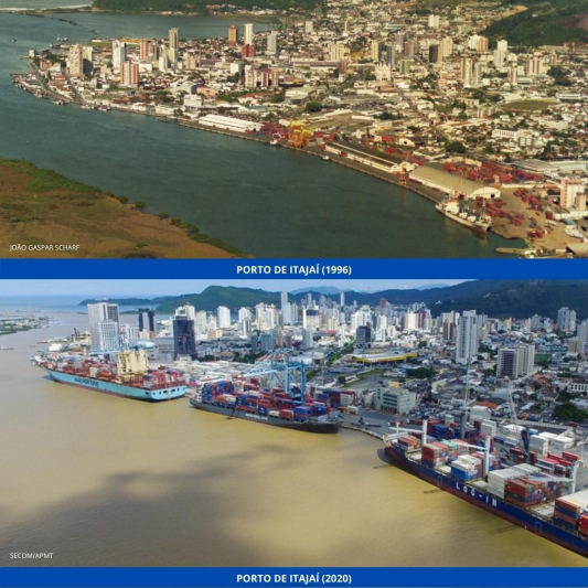 Porto de Itajaí completa 27 anos de municipalização nesta quinta-feira.