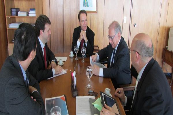 Décio Lima trata da expansão do Porto de Itajaí Décio Lima trata da expansão do Porto de Itajaí