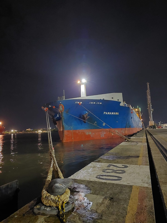 13ª atracação de navio com operação de carga de celulose no Porto de Itajaí 13ª atracação de navio com operação de carga de celulose no Porto de Itajaí
