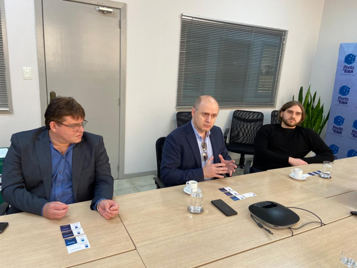 Comitiva da MMS Empreendimentos visita Superintendência do Porto de Itajaí