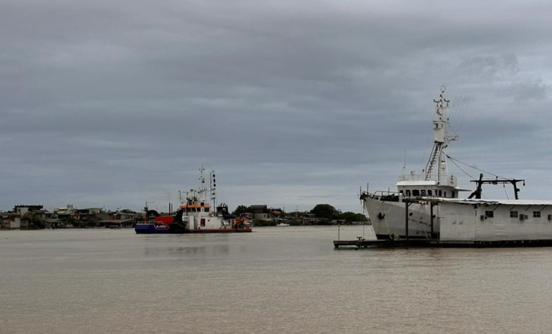 Dragagem do canal de acesso ao Porto de Itajaí reduz impactos das cheias na cidade