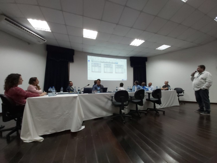 Superintendência do Porto de Itajaí realiza 2ª Reunião Ordinária do CAP em 2024. De acordo com o calendário, este é o 8º encontro nesta diretoria da entidade.