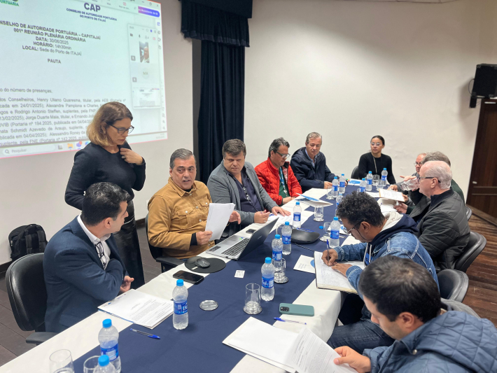 Prestação de contas do Porto é apresentada ao Conselho de Autoridade Portuária do Porto de Itajaí 
