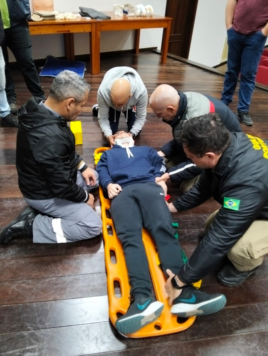 Porto de Itajaí realiza curso de Brigada de Incêndio e Emergências para servidores