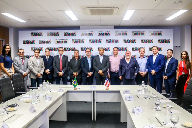 Superintendência do Porto de Itajaí realiza visita institucional ao governador da Bahia