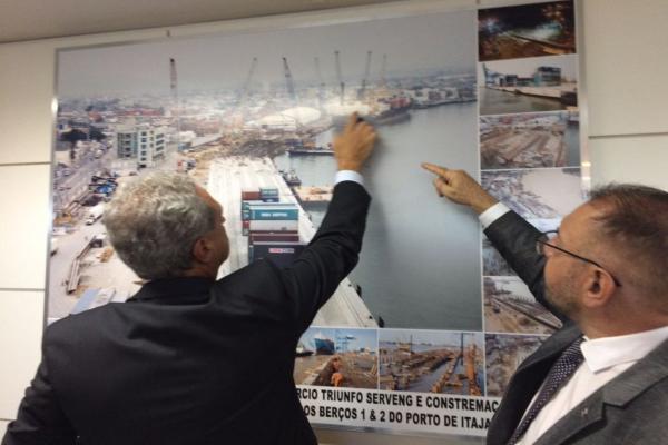 Superintendência do Porto de Itajaí apresenta em Brasília nova proposta da área do Porto Organizado. 